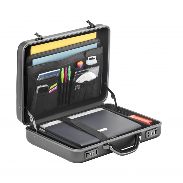 Falcon Aluminium 17" Laptop Case - FI2996 Gun Metal