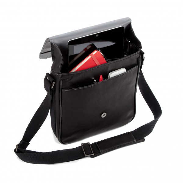 Falcon Colombian Leather 10.1" iPad/Tablet Bag - FI6701 Black