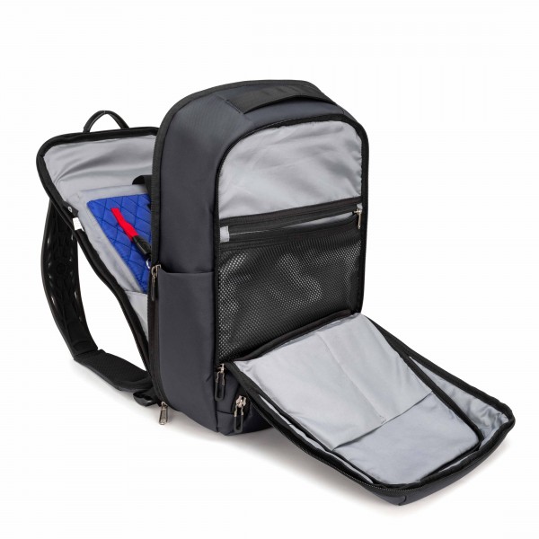 i-stay 15.6” Anti-theft Laptop & Tablet Overnight Backpack With RFID Pocket - Navy