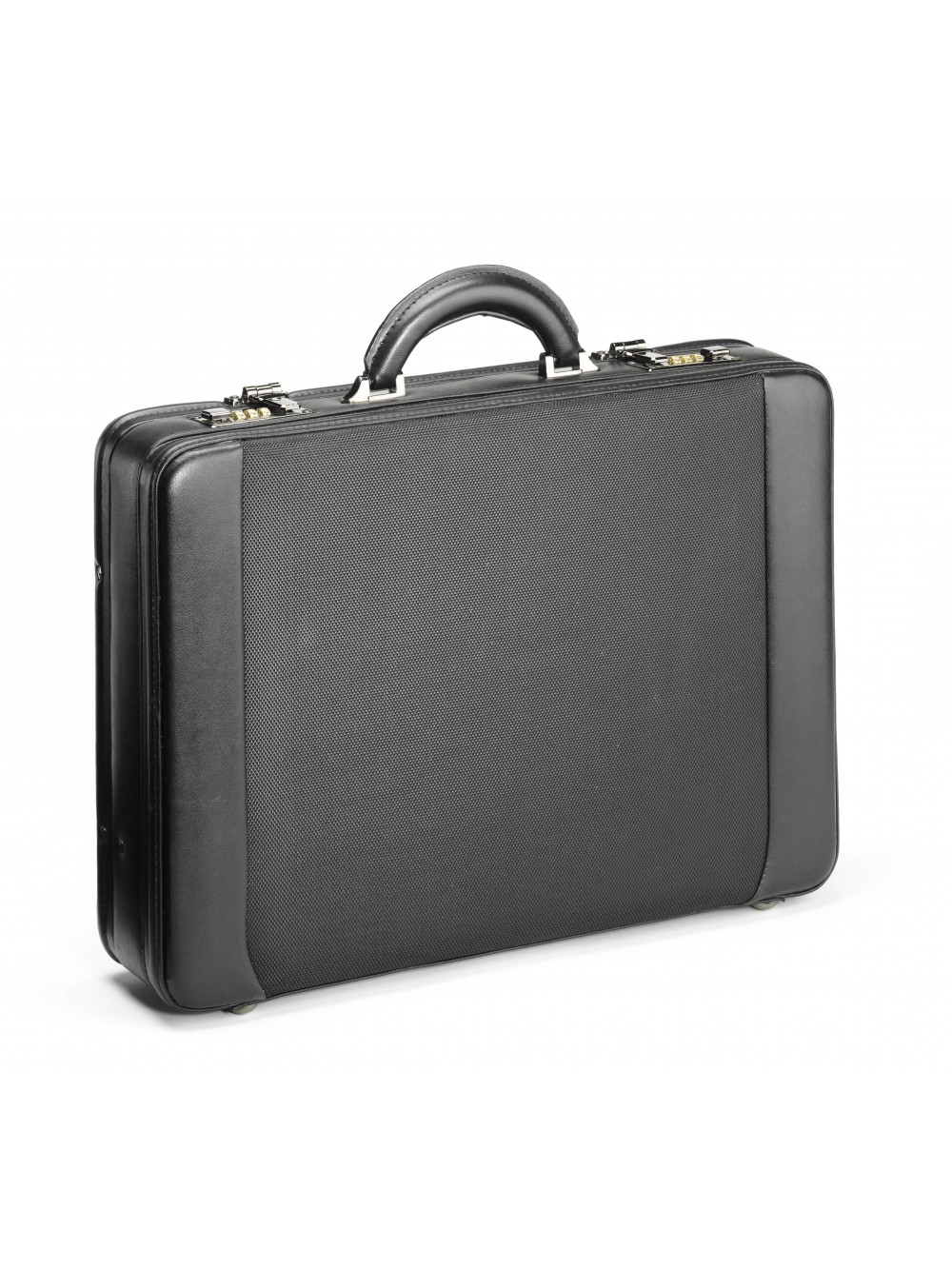 Falcon Leather Look Laptop Briefcase Case FI2283 Black