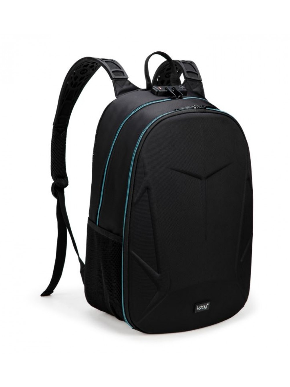 i stay 15.6 Laptop Gaming Backpack with USB Anti Theft Black Blue Backpack Falcon
