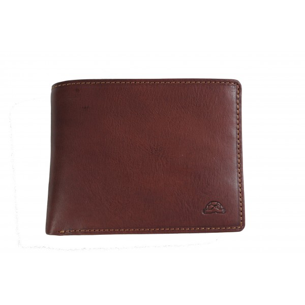Tony Perotti Italian Vegetale Leather Wallet - TP0533 Brown