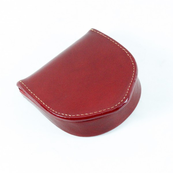 Tony Perotti Italian Vegetale Leather Coin Tray Purse - TP2132G Red