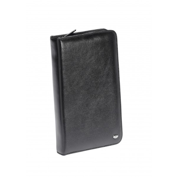 Falcon Leather Kindle/Passport Holder - FI3000 Black 