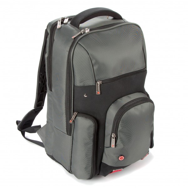 i-stay 15.6" Laptop/Tablet Backpack is0503 Black, Grey and Red