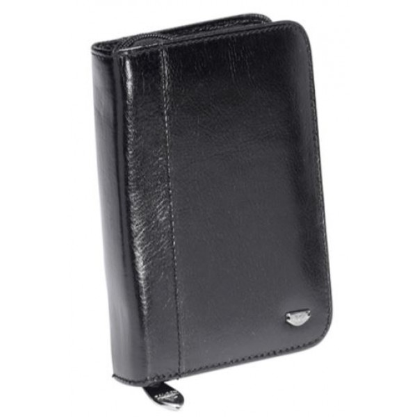 Falcon Leather Passport Holder - Medium - FI3001L Black