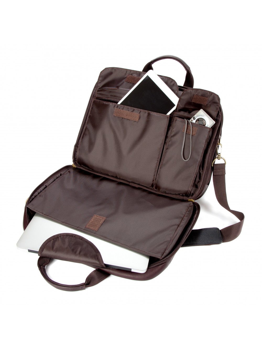 Colombian leather discount flapover laptop bag