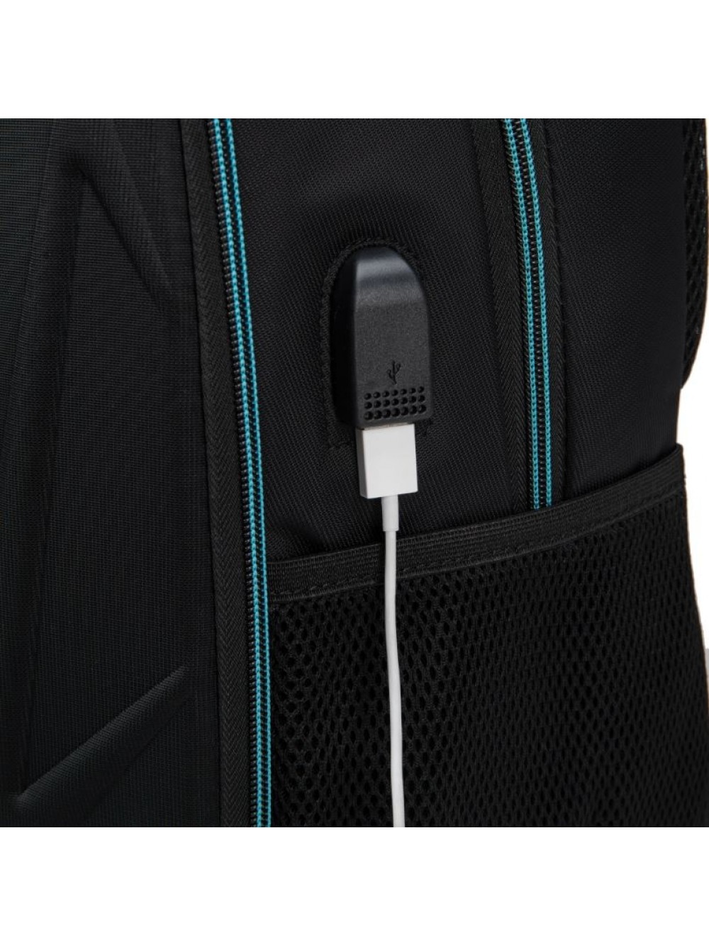 i stay 15.6 Laptop Gaming Backpack with USB Anti Theft Black Blue Backpack Falcon