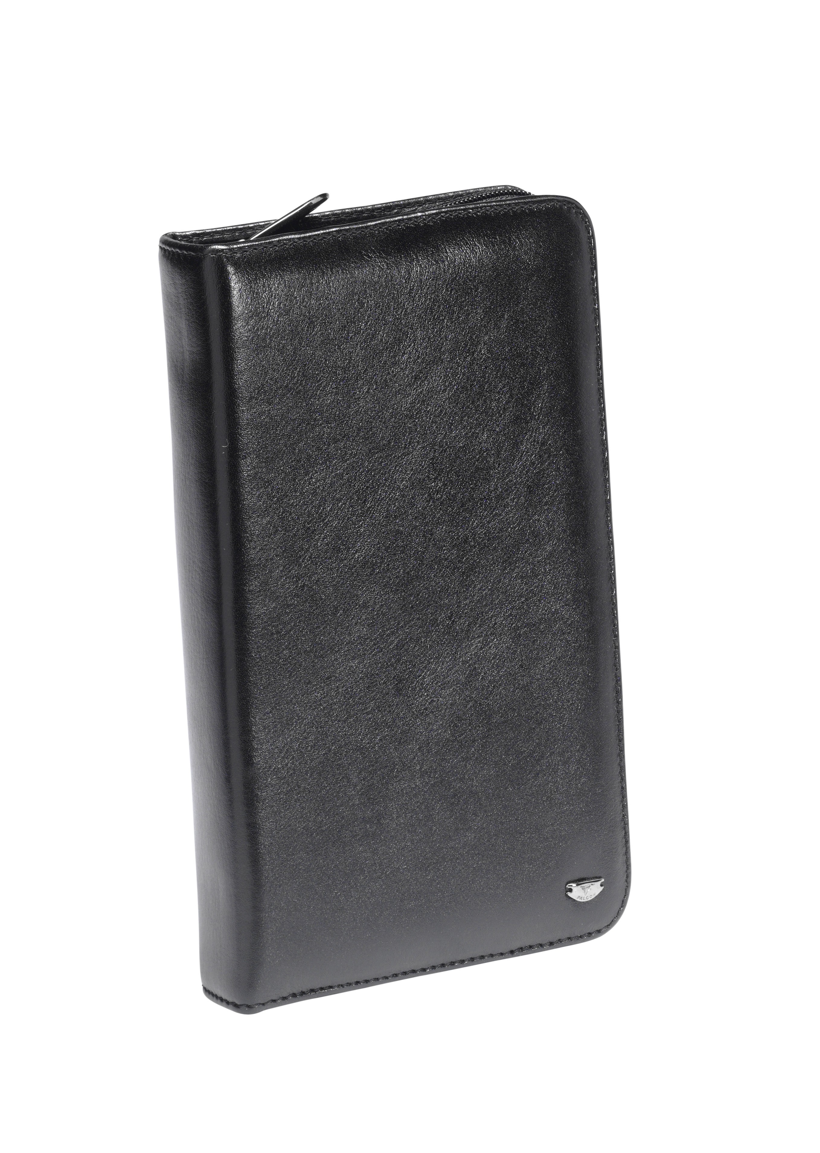 Falcon Leather Kindle/Passport Holder - FI3000 Black 