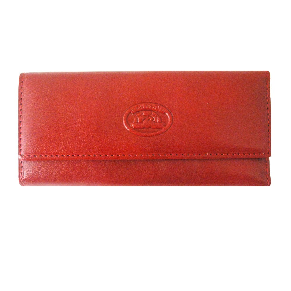 Tony Perotti Italian Versilia Leather 4 Ring Key Case - TP0344 Red