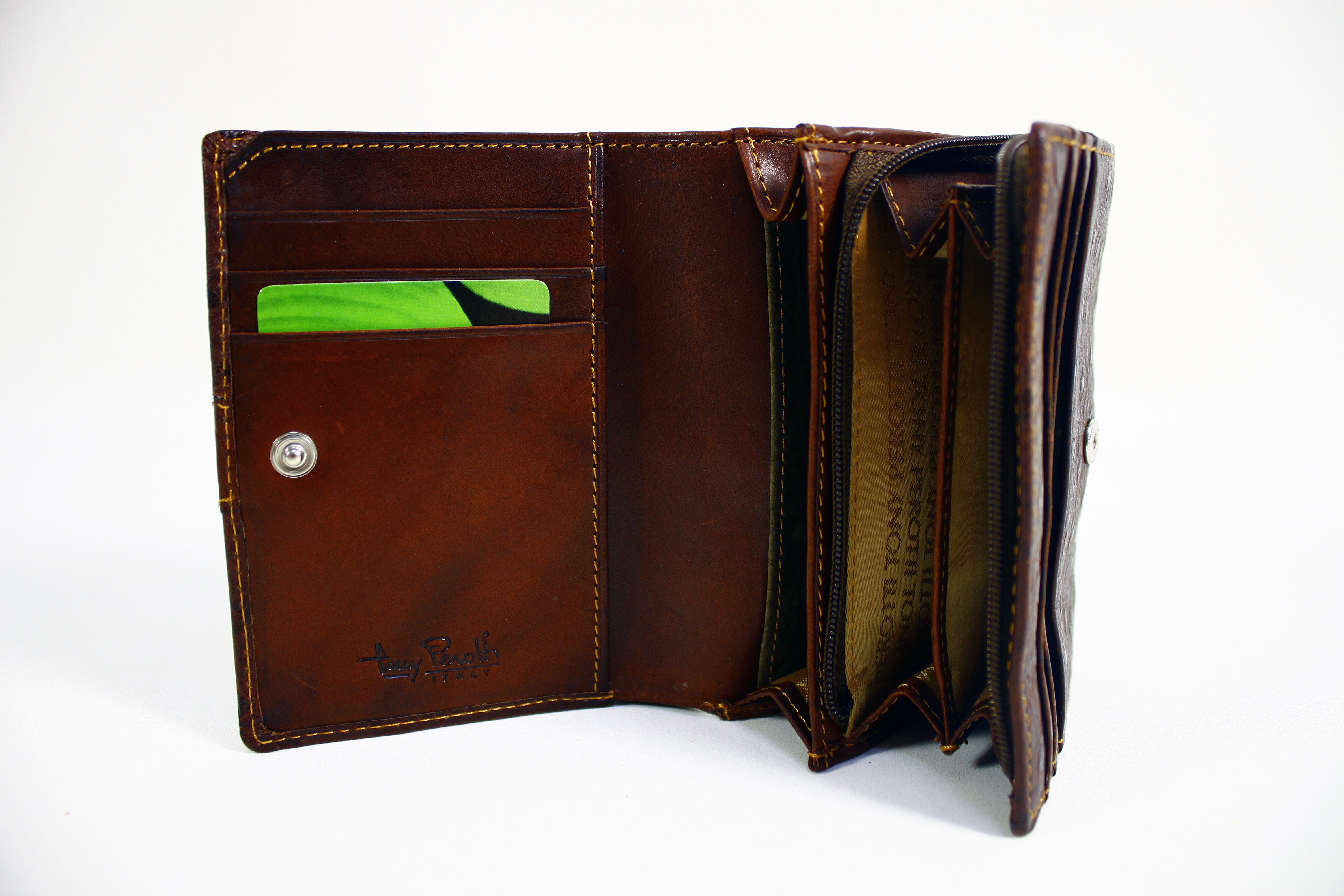 Flap Wallet (Brown Threading) – Stirling Soap Company