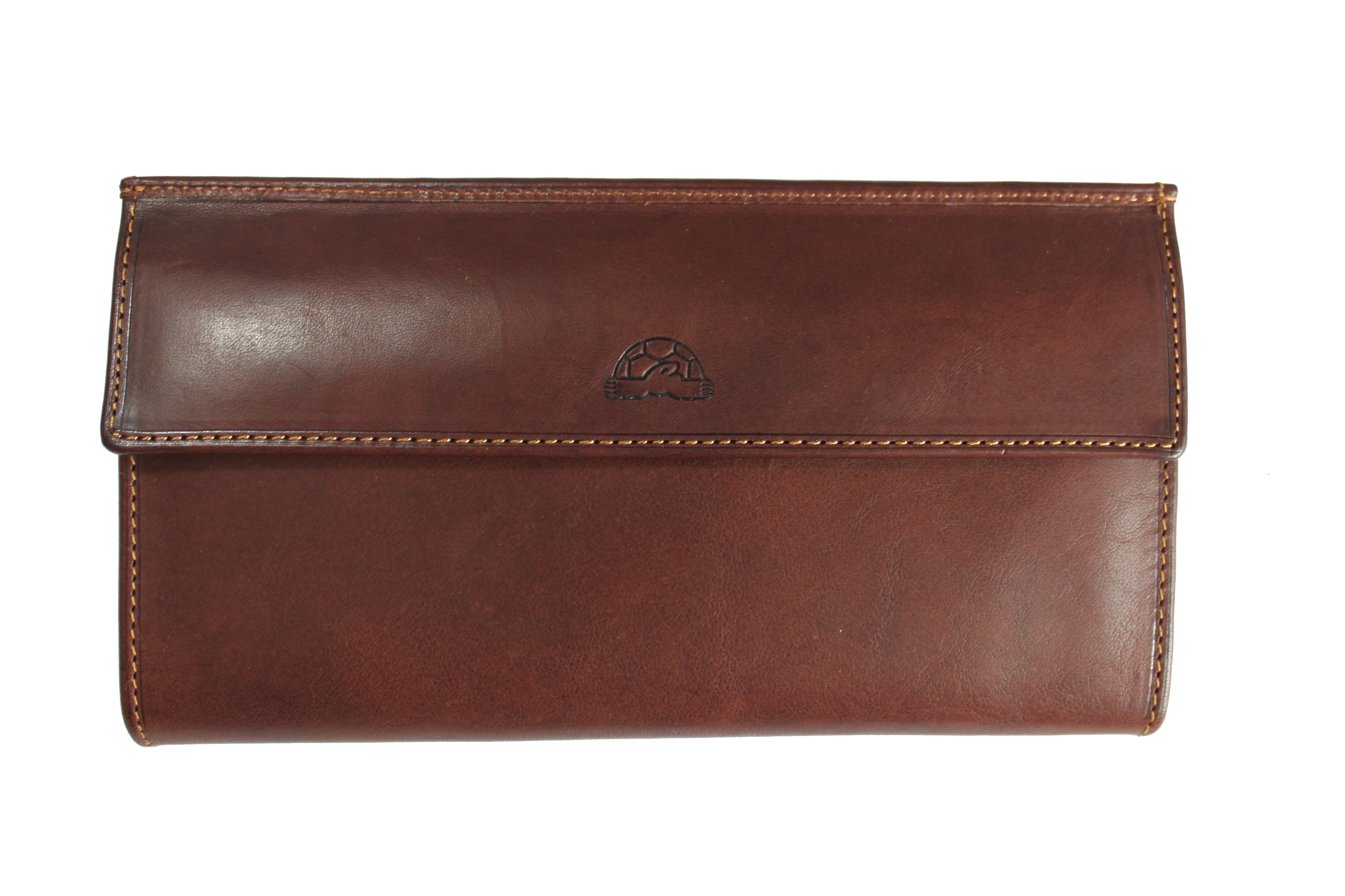 Tony Perotti Italian Vegetale Leather Purse - TP2966G Brown