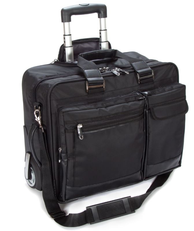 Bijdragen springen Ster 17" Falcon Mobile Trolley Case - FI2563 Black