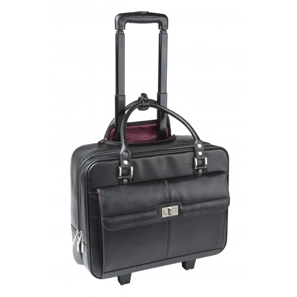 Falcon 2 Wheeled 15.6" Laptop Trolley Case - FI2569T Black