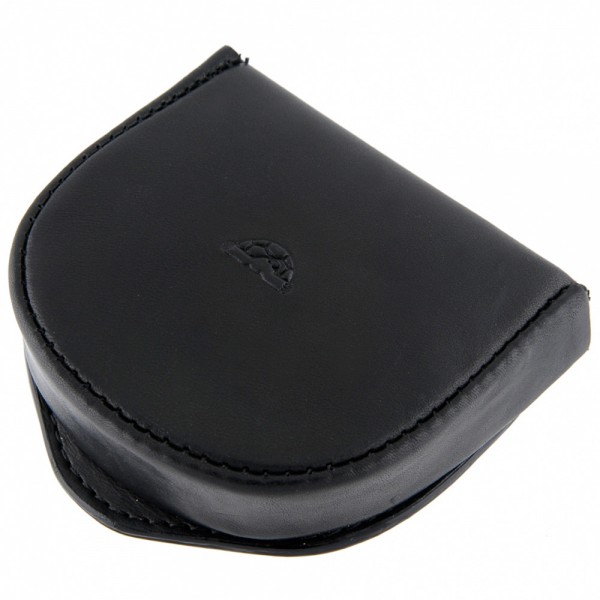 Tony Perotti Italian Leather Coin Tray Purse - TP2132 Black
