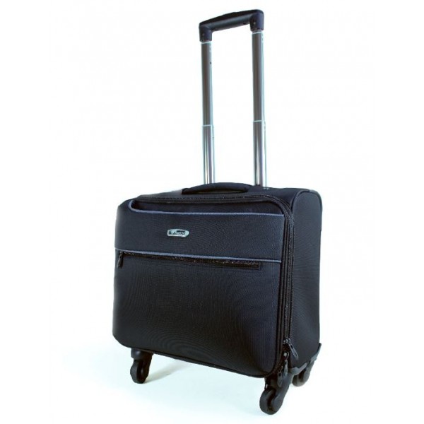 Falcon 4 Wheeled 15.6" Laptop/Tablet Business Trolley Case - FI2562T Black