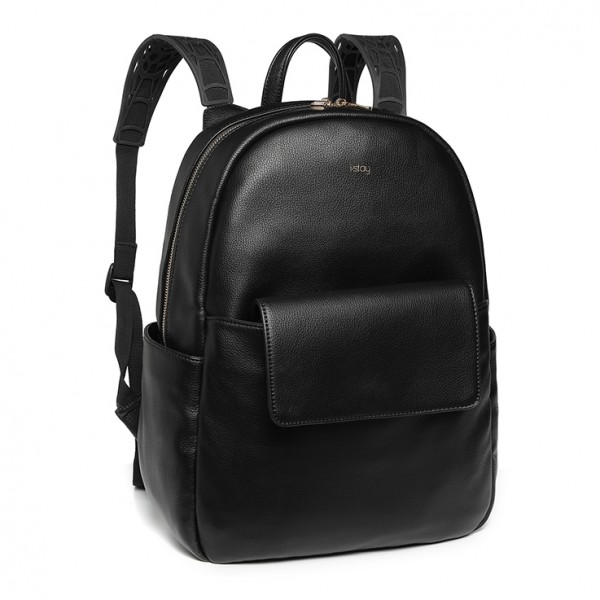 i-stay 13.3" Laptop & Tablet Backpack with Magnetic Clutch Bag - Black