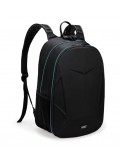 i-stay 15.6” Laptop Gaming Backpack with USB & Anti-Theft - Black/Blue
